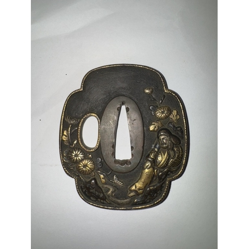 696 - A collection od Samurai sword Tsuba Guards