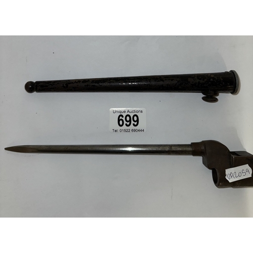 699 - A spike bayonet