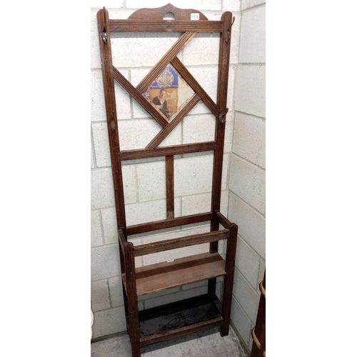 1518 - A vintage coat & umbrella stand