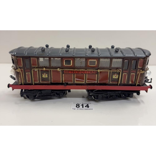 814 - A Hornby O gauge 3 rail electric locomotive