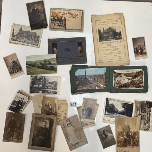 1662 - A quantity of postcards & ephemera