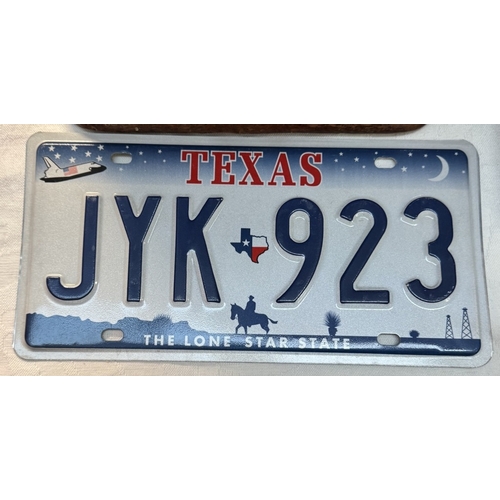 1664 - A quantity of USA number plates