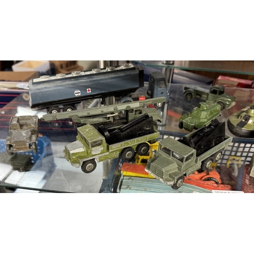 1681 - A quantity of Dinky military vehicles, Playworn