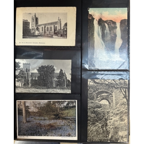 1683 - 2 albums of mainly Edwardian topographical postcards (approximately 1000 postcards)