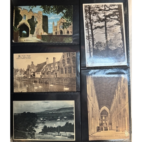 1683 - 2 albums of mainly Edwardian topographical postcards (approximately 1000 postcards)