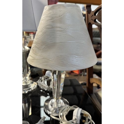 1692 - 3 acrylic table lamps