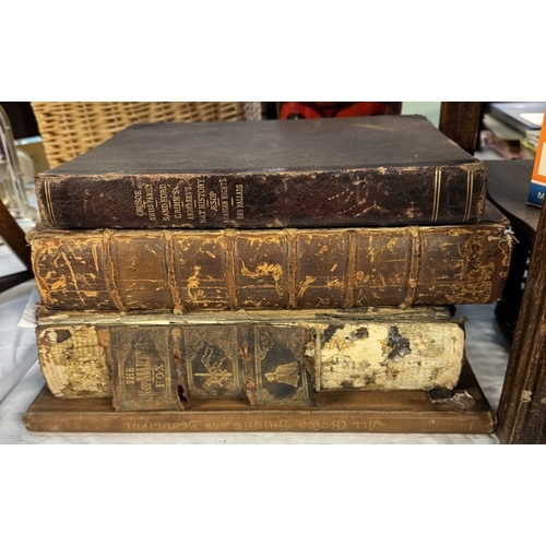 1698 - A collection of antiquarian & collectable books including the book of Martyrs