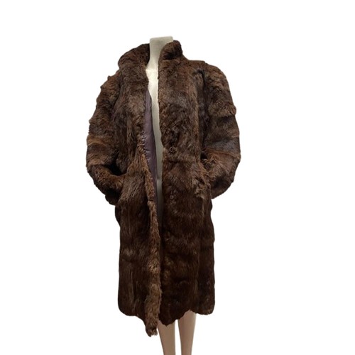 772 - A Real Fur Vintage Coat, Long