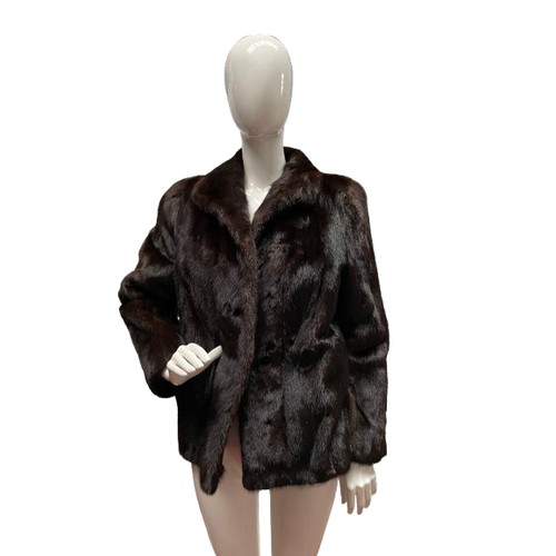 775 - A fur jacket, made by Edelson, size 16 A/F