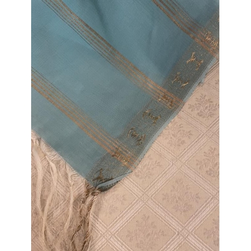 781 - A vintage silk sari (1962) from Columbo in original bag