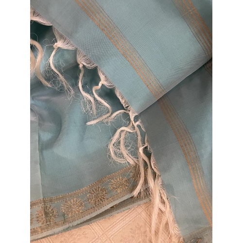 781 - A vintage silk sari (1962) from Columbo in original bag