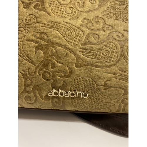 785 - An 'Abbacino' handbag with embossed pattern