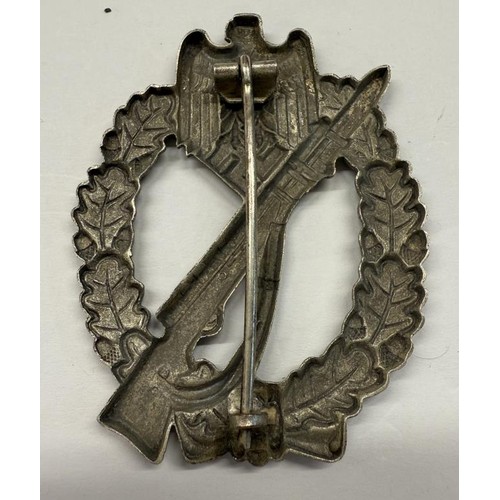 223 - Two German badges - Infantry Assault and Coastal Artillery.