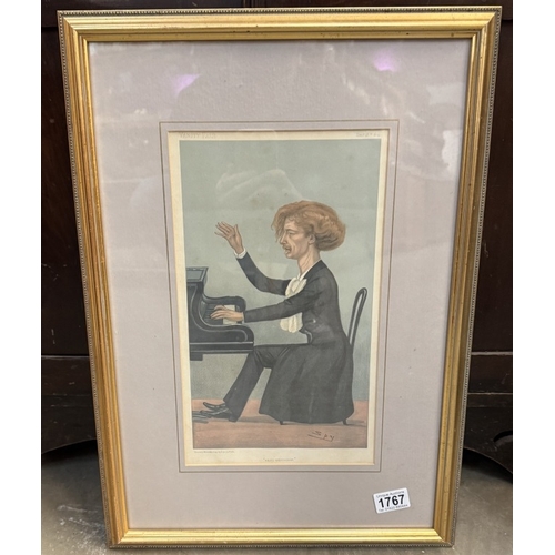 1767 - A framed & glazed original spy print dated December 28th, 1899 titled Easy execution.