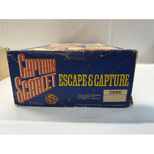 226 - A rare boxed 1960's Rovex-Triang Captain Scarlett Escape and Capture battery operated set.