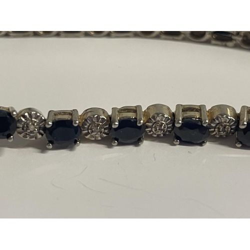 70E - A sapphire tennis bracelet