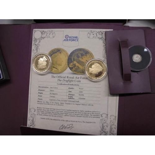 600J - A collection of 'Monarchs' coins sets and other coins.