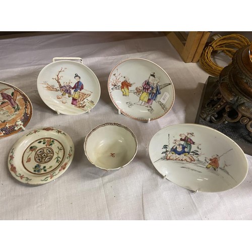 442 - A quantity of early orientcal ceramic dishes etc