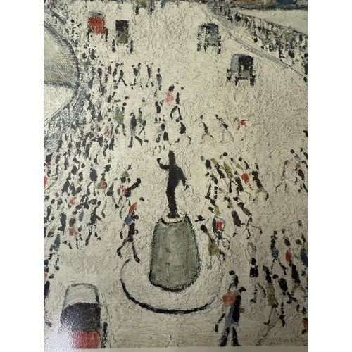 516 - L S Lowry (1887-1976) Station Approach, signed limited edition print (850) Fine Art Trade Guild blin... 