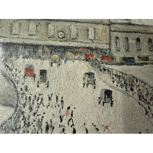 516 - L S Lowry (1887-1976) Station Approach, signed limited edition print (850) Fine Art Trade Guild blin... 