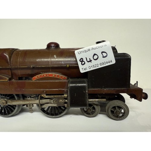 840D - A Hornby 0 Gauge Royal Scot Locomotive