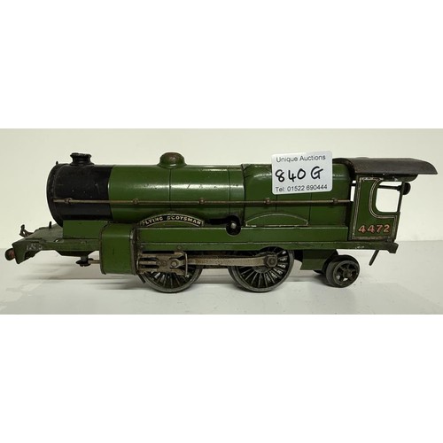 840G - A Hornby 0 Gauge Flying Scotsman Locomotive