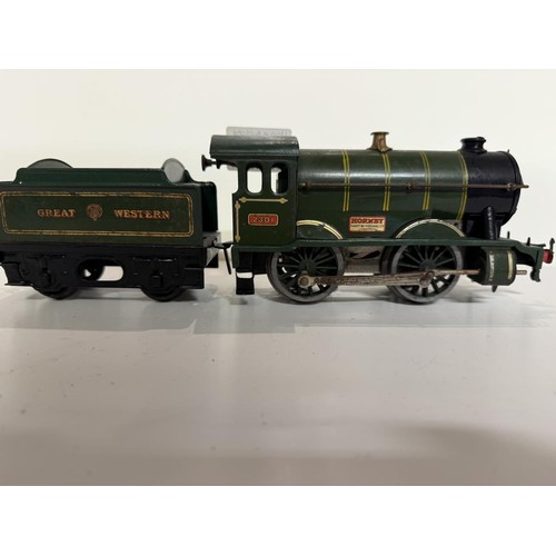 840H - A Hornby 0 Gauge 3 rail Great Western Locomotive and Tender