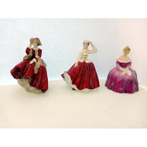 348 - 15 Royal Doulton small figurines