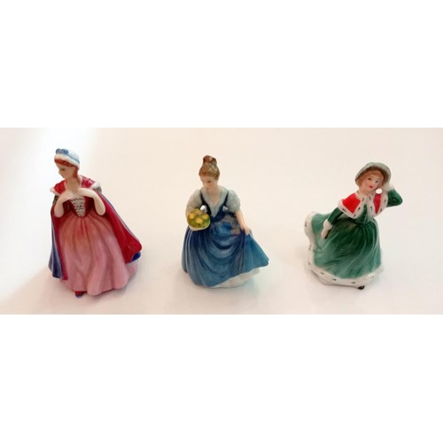 348 - 15 Royal Doulton small figurines