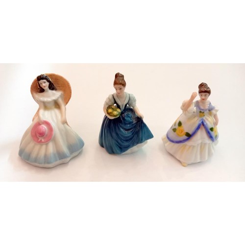 348 - 15 Royal Doulton small figurines