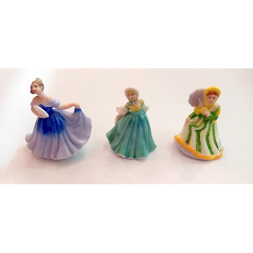 348 - 15 Royal Doulton small figurines