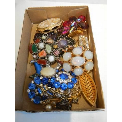 505 - Approximately twenty good assorted brooches all in good condition.