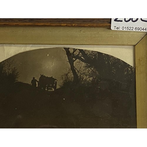 200C - Early Frank Meadow Sutcliffe (1853-1941)  signed original photograph Night Home from the Harvest.

T... 