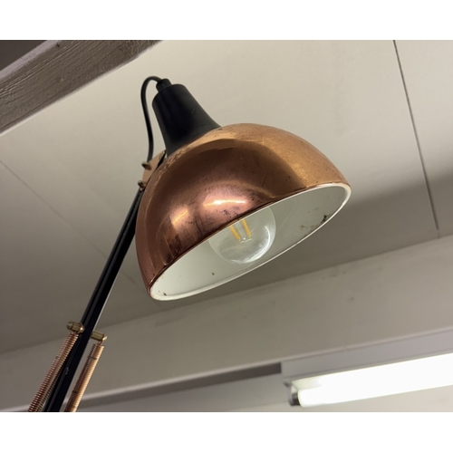 532 - A copper coloured Anglepoise lamp