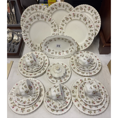 619 - A 30 piece Royal Albert Winsome dinner set