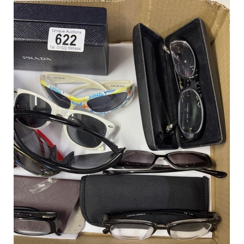 622 - A quantity of various spectacles & sunglasses