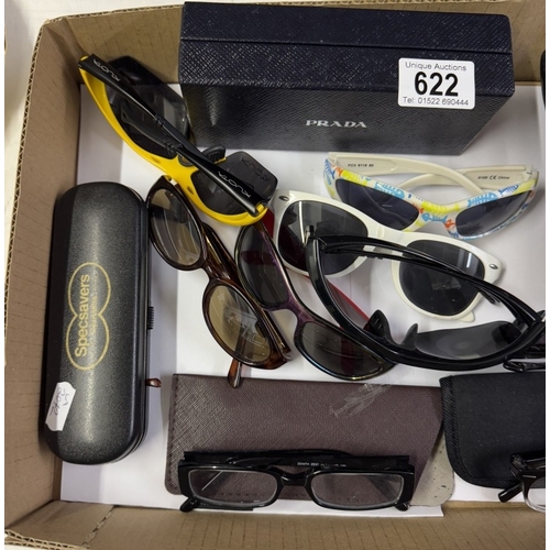 622 - A quantity of various spectacles & sunglasses