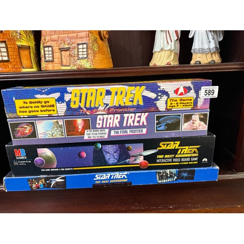 589 - 4 Star Trek board games