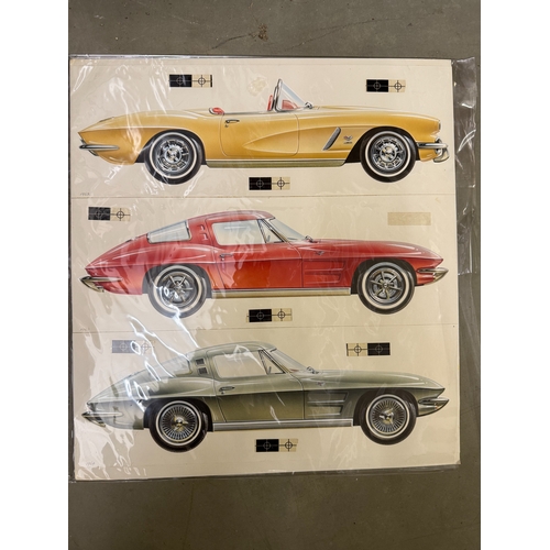 615 - A portfolio of Ken Rush car related pictures & other items