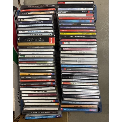 672 - A good lot of CD's & DVD's