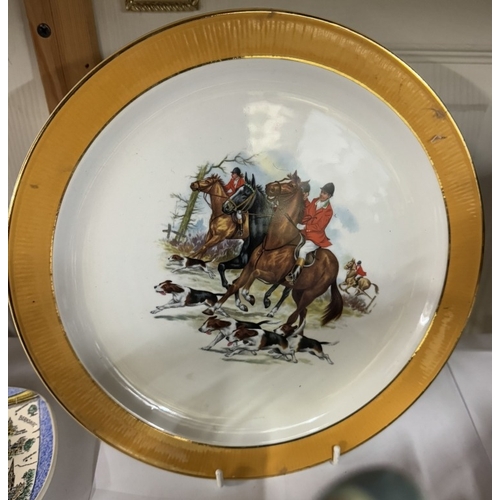 754 - A quantity of miscellaneous ceramics including Shire horses etc including Juliana collection racing ... 