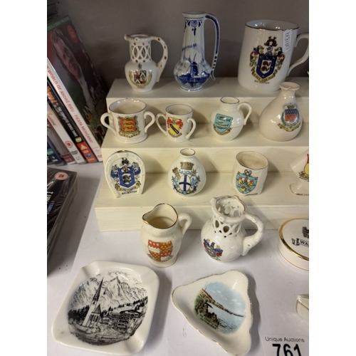 761 - A selection of crested china