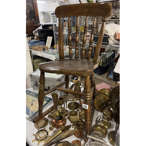 784 - A vintage rocking chair