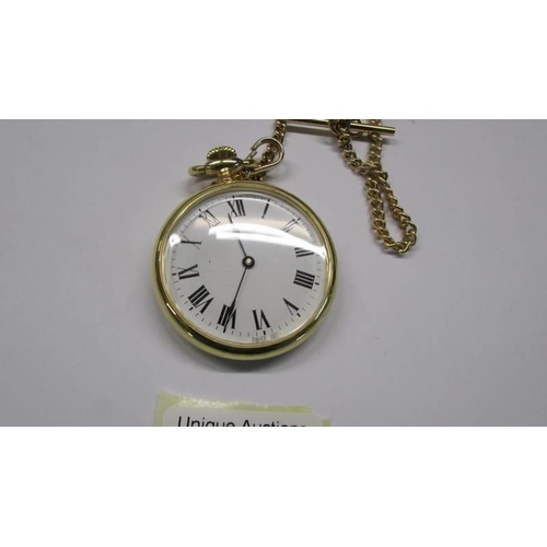 1032 - An Ingersol pocket watch on chain,