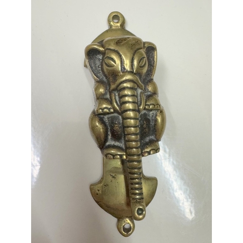 830B - 4 Vintage brass door knockers