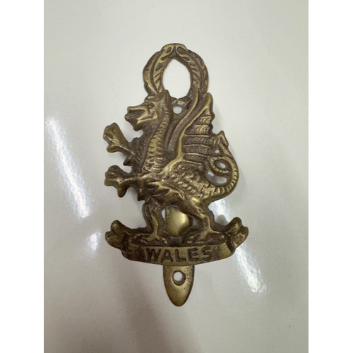 830B - 4 Vintage brass door knockers