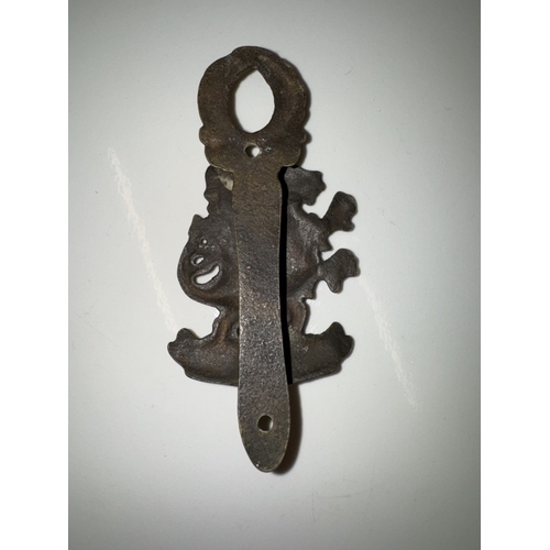 830B - 4 Vintage brass door knockers