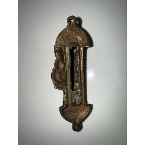 830B - 4 Vintage brass door knockers