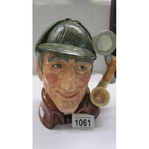 1061 - A Royal Doulton character jug - The Sleuth D6631.