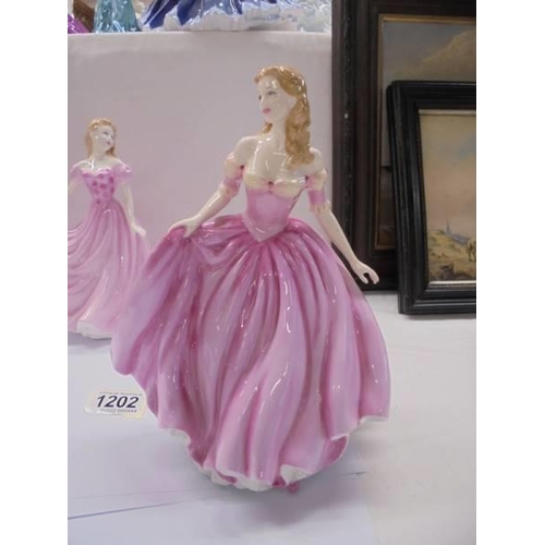 1202 - Four Royal Doulton Classics figurines including Sweetheart.